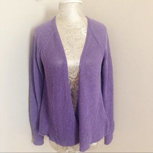 Eileen Fisher Linen Cardigan Sweater Size Small